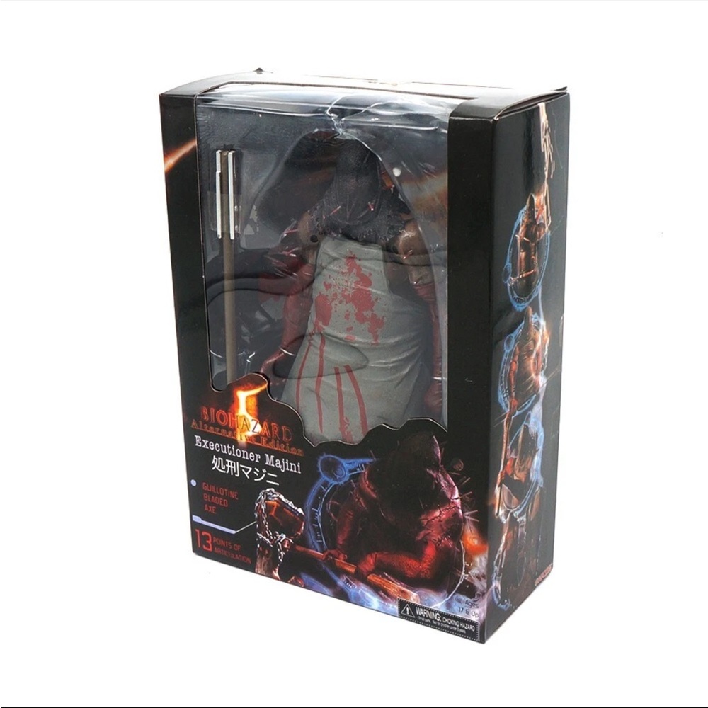 NIB RARE NECA Resident Evil 5’s Executioner Majini Figure - DAMAGED PACKAGING